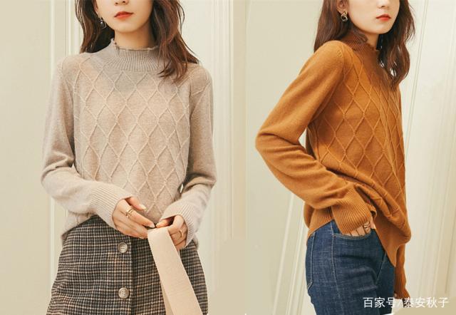 深秋：備幾件質感“羊絨衫”：彈力、百搭、盡顯女人味！